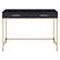 Front. OSP Home Furnishings - Alios Desk - Black/Rose Gold.