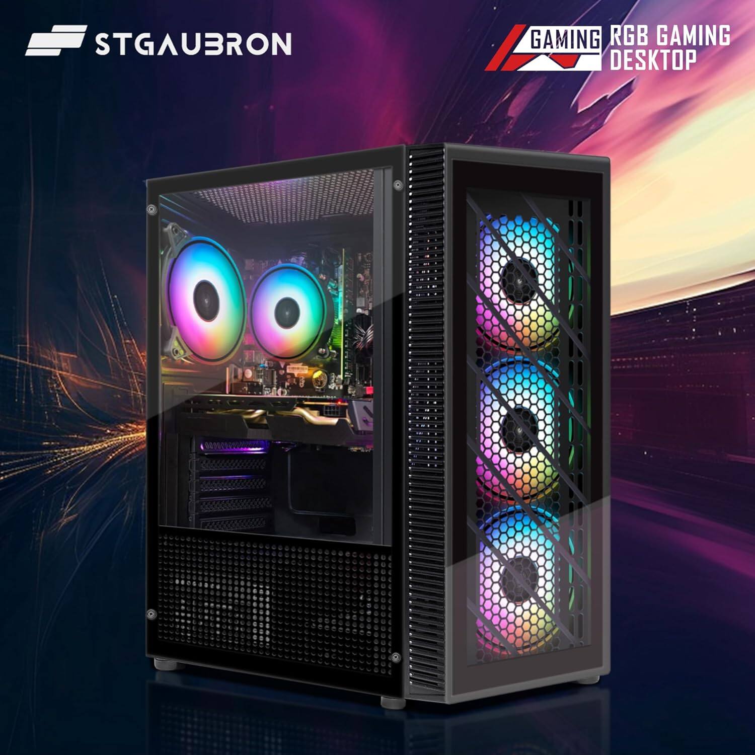 STGAUBRON, GAMING RGB GAMING DESKTOP