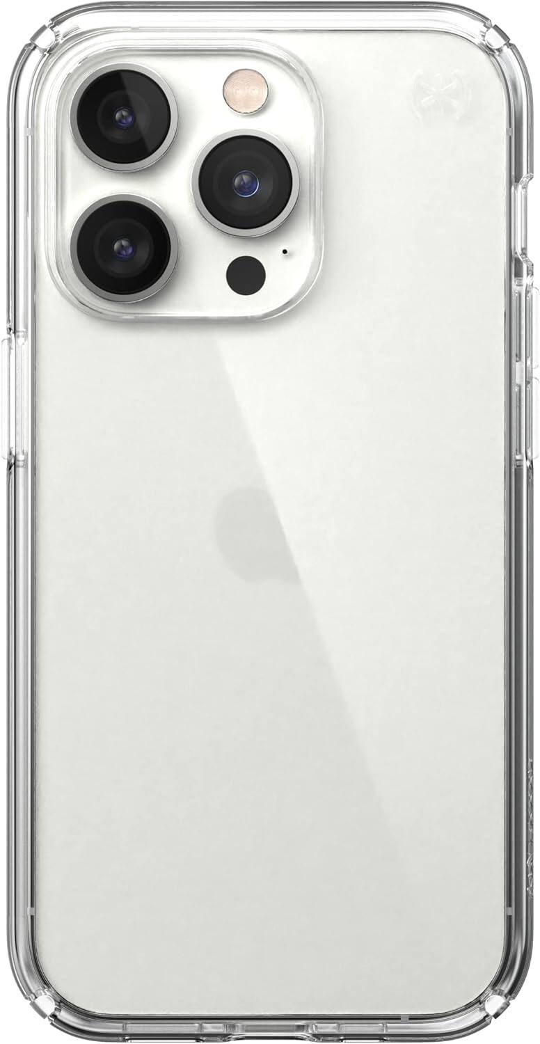 Angle. Speck - Speck Presidio Perfect-Clear Case for iPhone 14 Pro - Clear.