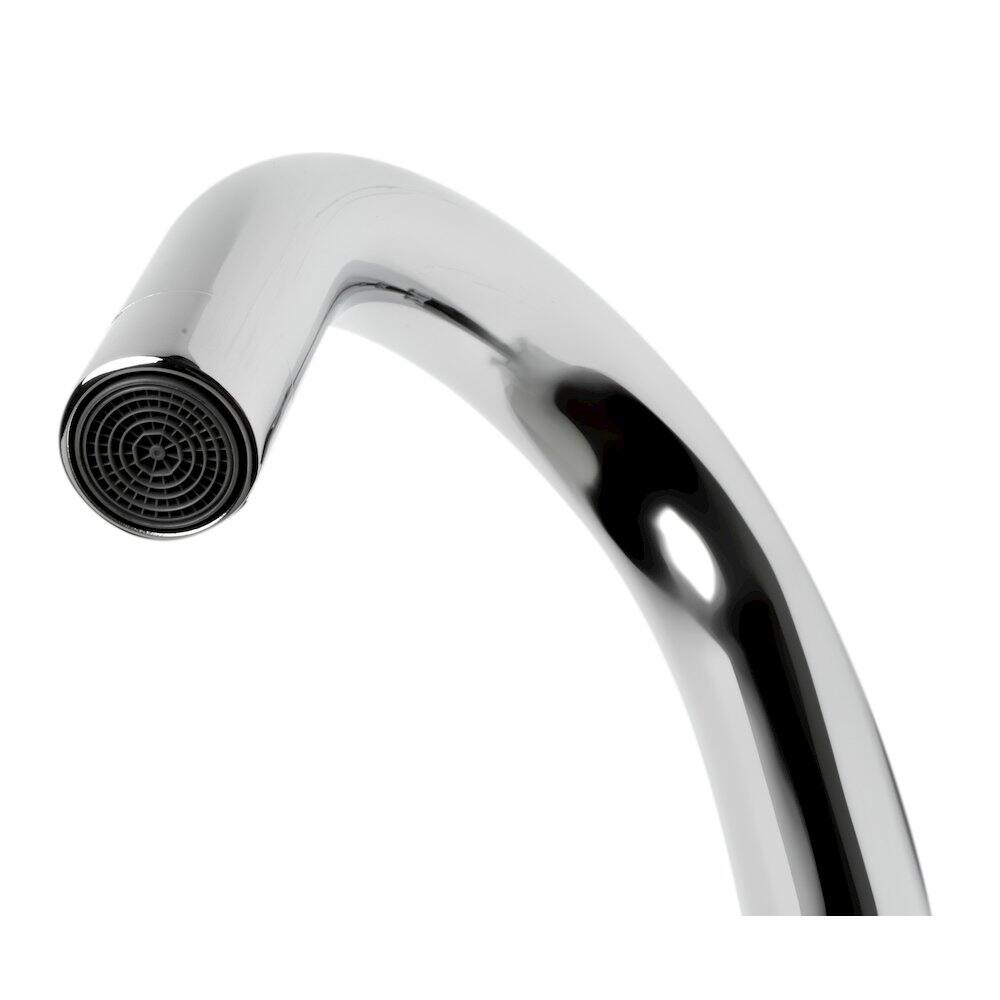 Alt View 1. Alfi - Polished Chrome Two-Handle 4'' Centerset Bathroom Faucet - Silver.