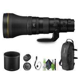 NIKKOR Z 800mm f/6.3 VR S Super-Telephoto Lens for Nikon Z-Series Mirrorless - Bundle - Black