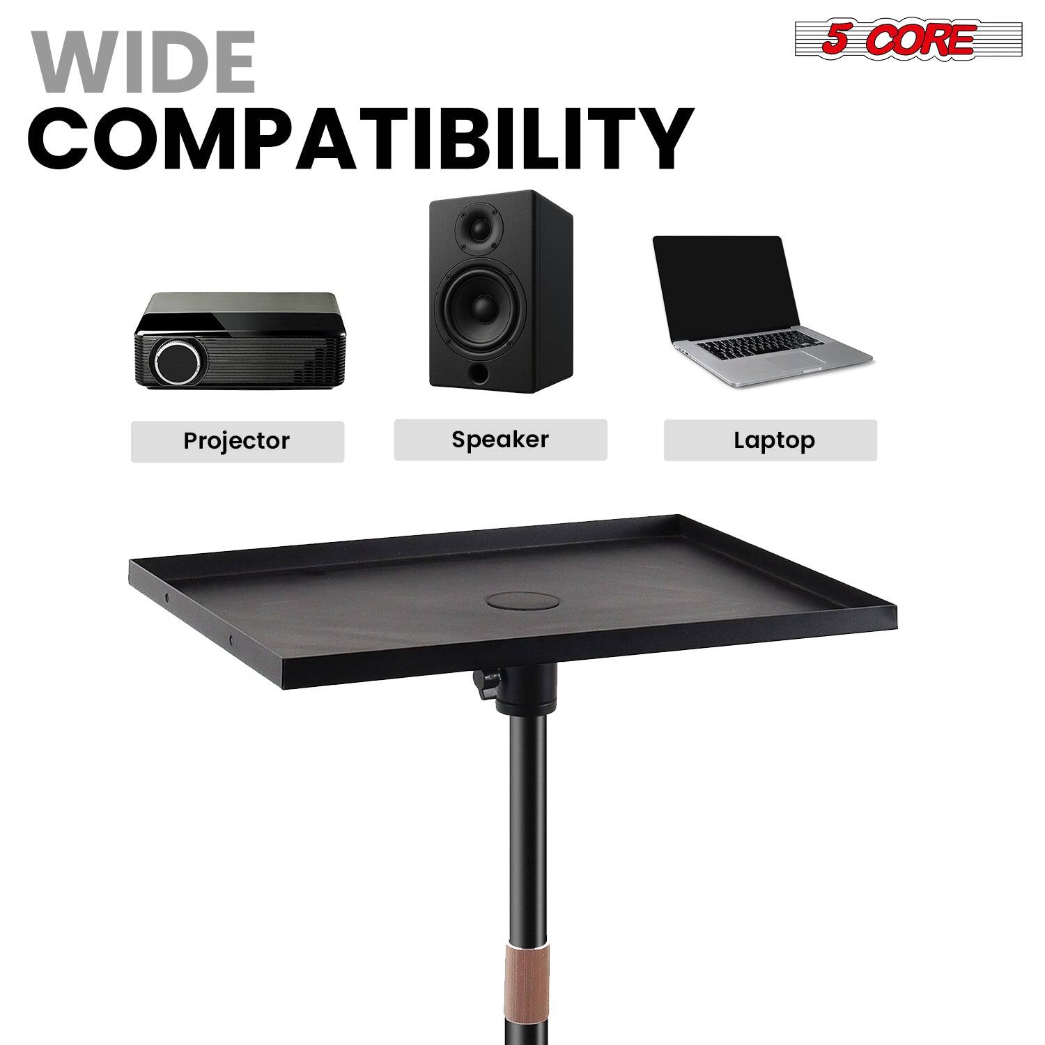 5 CORE WIDE COMPATIBILITY  
Projector  
Speaker  
Laptop