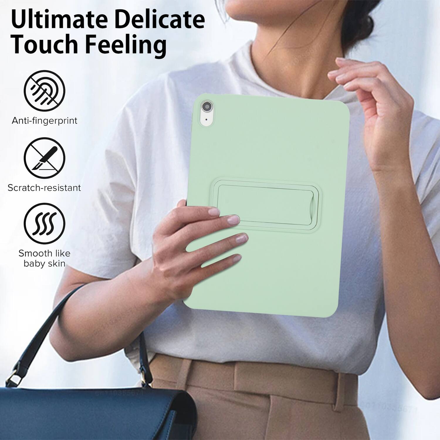 Ultimate Delicate Touch Feeling

- Anti-fingerprint
- Scratch-resistant
- Smooth like baby skin