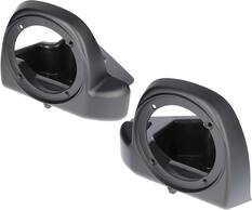 Front. Saddletramp - Saddle Tramp BC-HDLFPP Lower Fairing Speaker Pod Pair - Black.