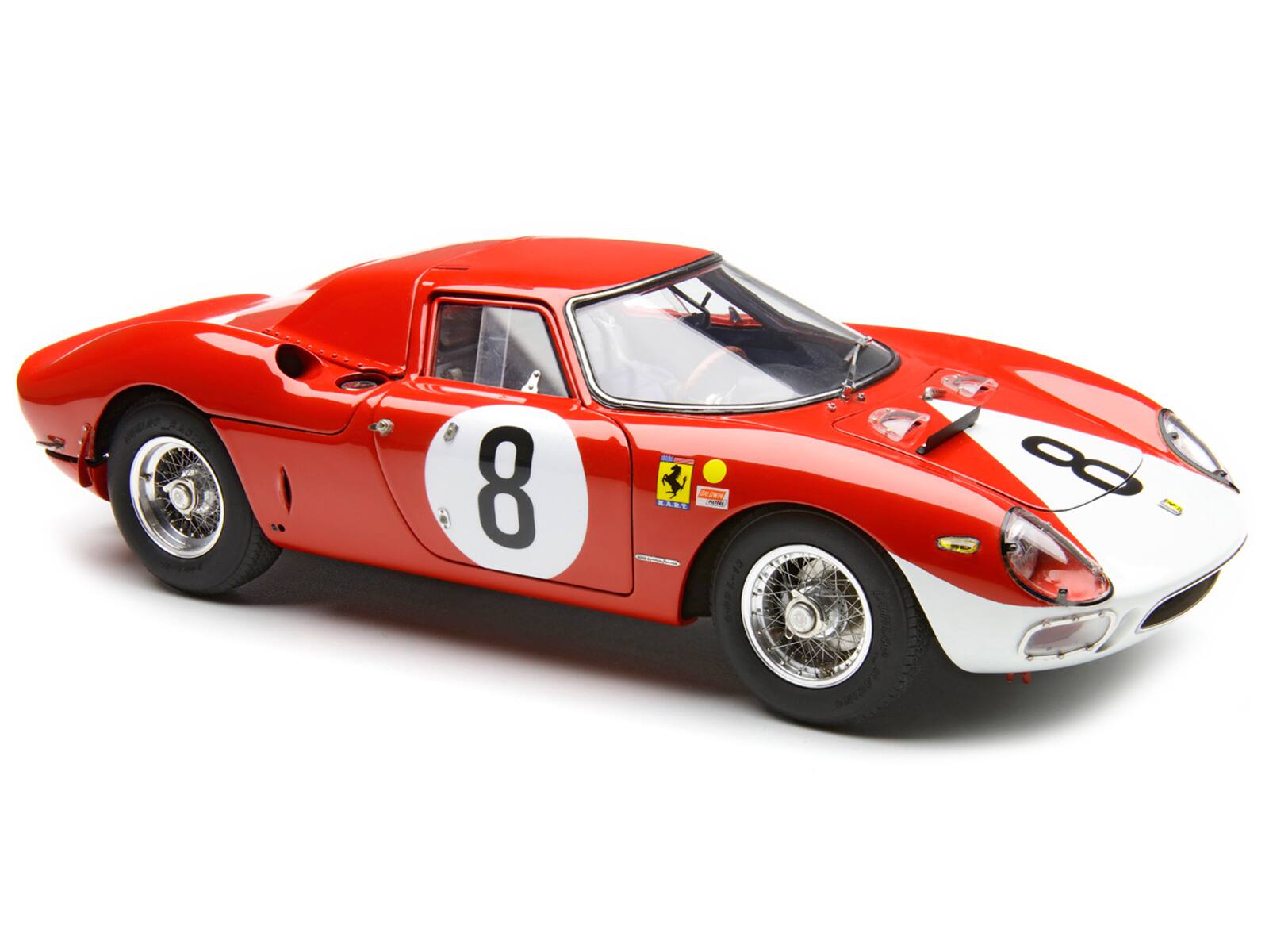 "Ferrari 250 LM #8 ""N.A.R.T."" 2nd Place ""12 Hours of Reims"" (1964) Limited Edition 1/18 Diecast Model Car by CMC" price history on PriceWatchPro