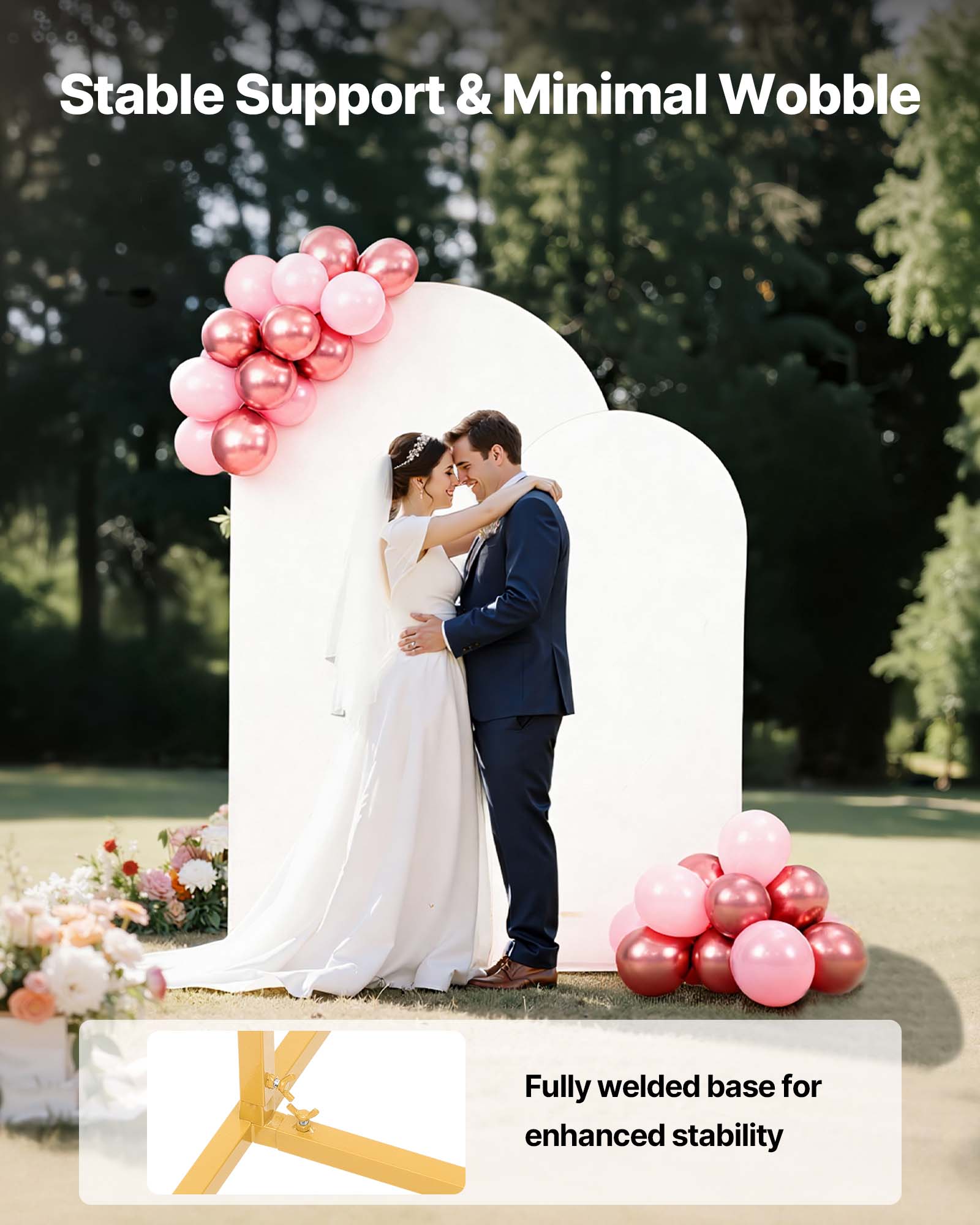 Stable Support & Minimal Wobble

Fully welded base for enhanced stability