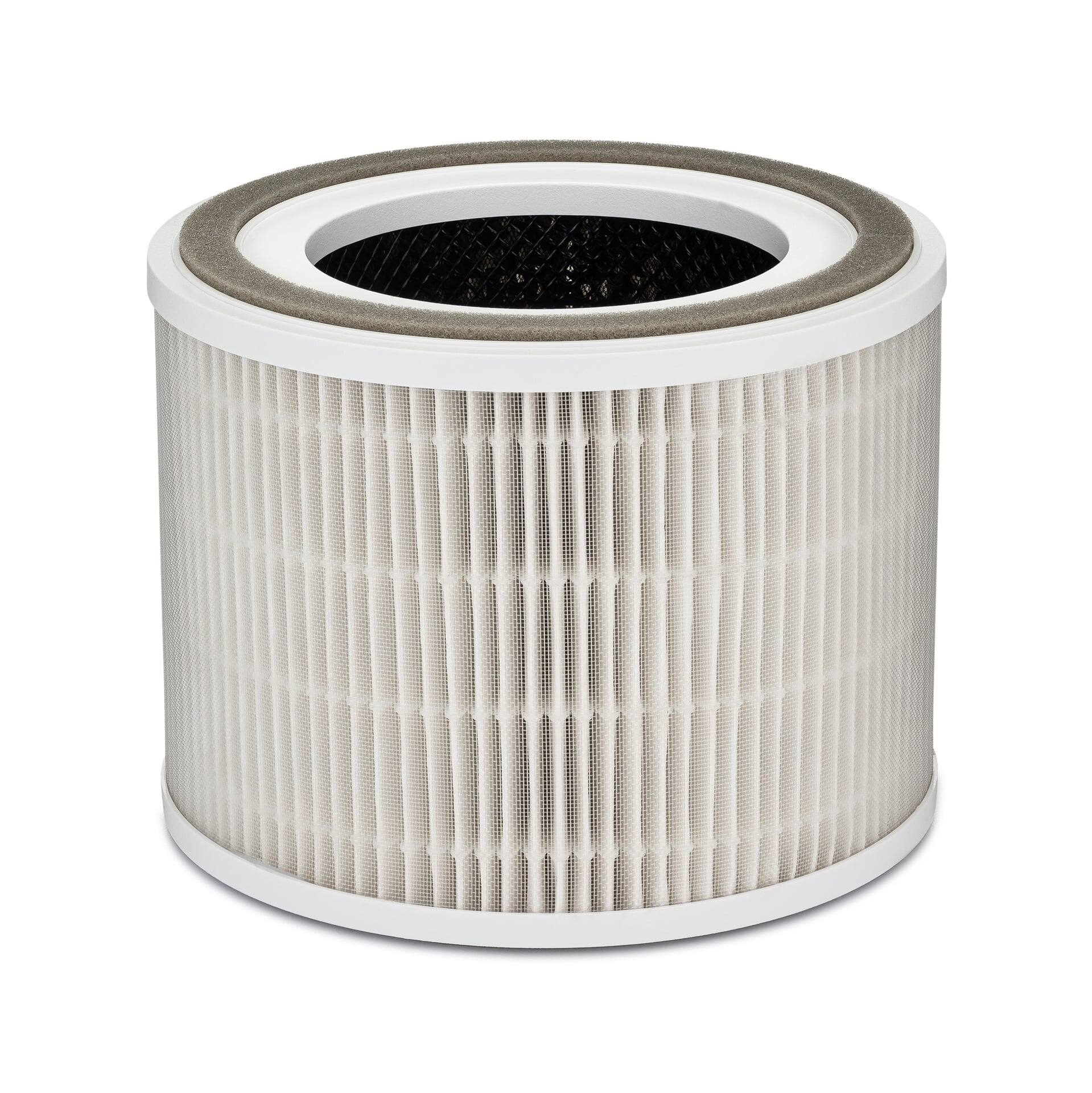 Front. CRANE - Crane EE-5075 Air Purifier Replacement HEPA Filter - White.