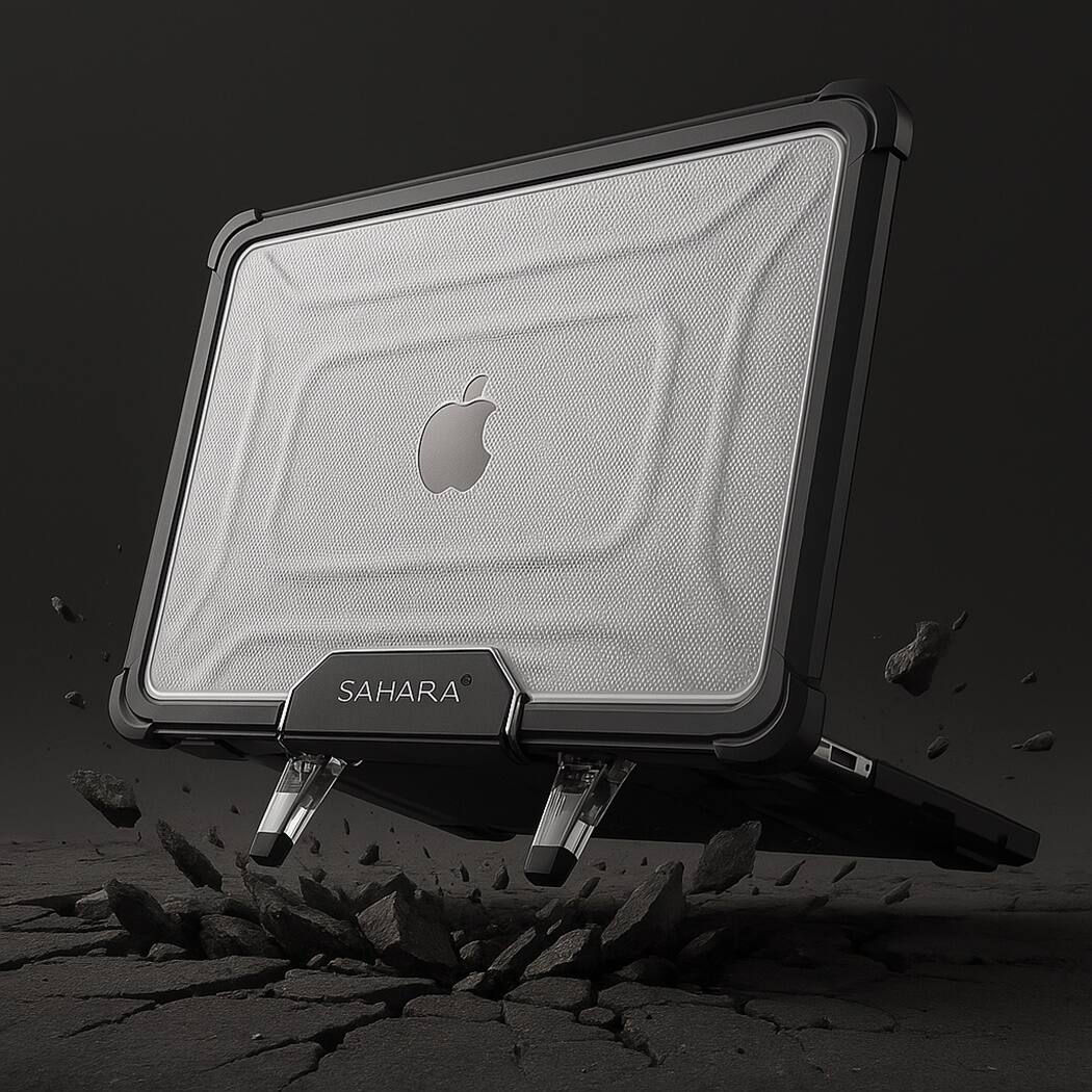 Alt View 17. SaharaCase - Raider ProArmor Case for Apple MacBook Pro 14'' (M1, M2, M3, M4, M4 Pro, M4 Max, M5, M5 Pro and M5 Max Chip) Laptops - Scorpion Black.