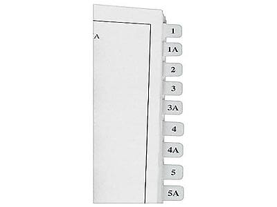 Alt View 1. Redi-Tag - Laser Tabs, 0.44" Wide, 180/Pack - White.