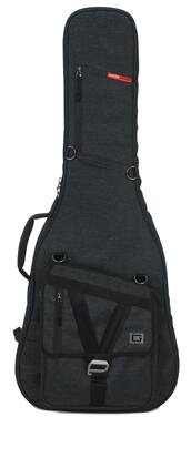 Gator - Transit Series Resonator, 00 & Classical Guitar Gig Bag w/ Weather-Resistant Exterior and 20mm Foam Protection - Charcoal Black