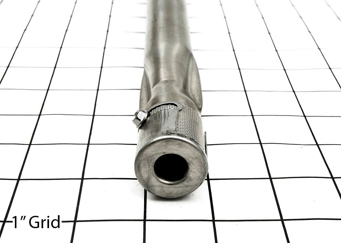 Alt View 2. Music City Metals - Music City Metals - MCM101560115 burner str pipe ss 16.75 x 1 Kenmore burners and venturi.