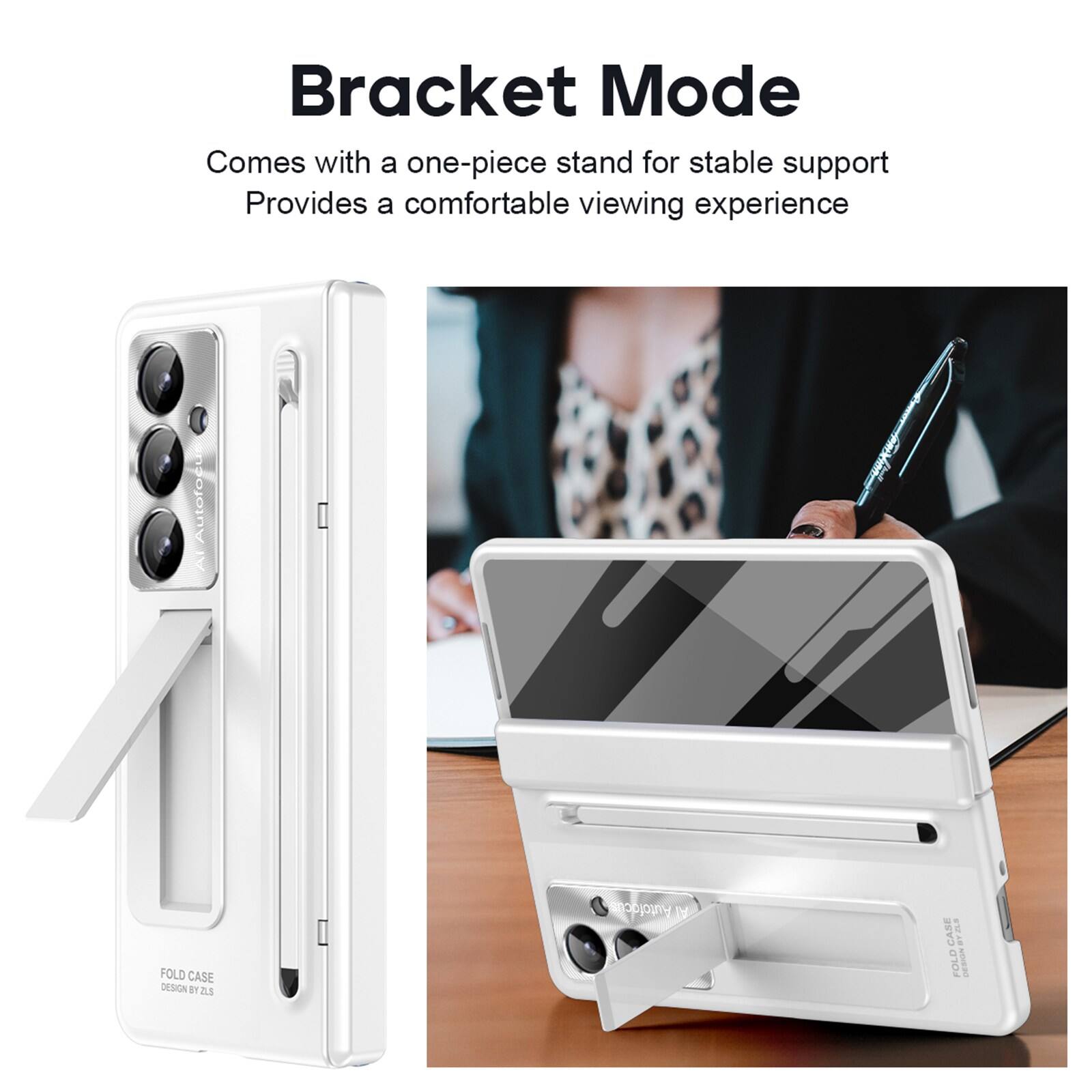 Bracket Mode  
Comes with a one-piece stand for stable support  
Provides a comfortable viewing experience  

Autofocus AI FOLD CASE DESIGN