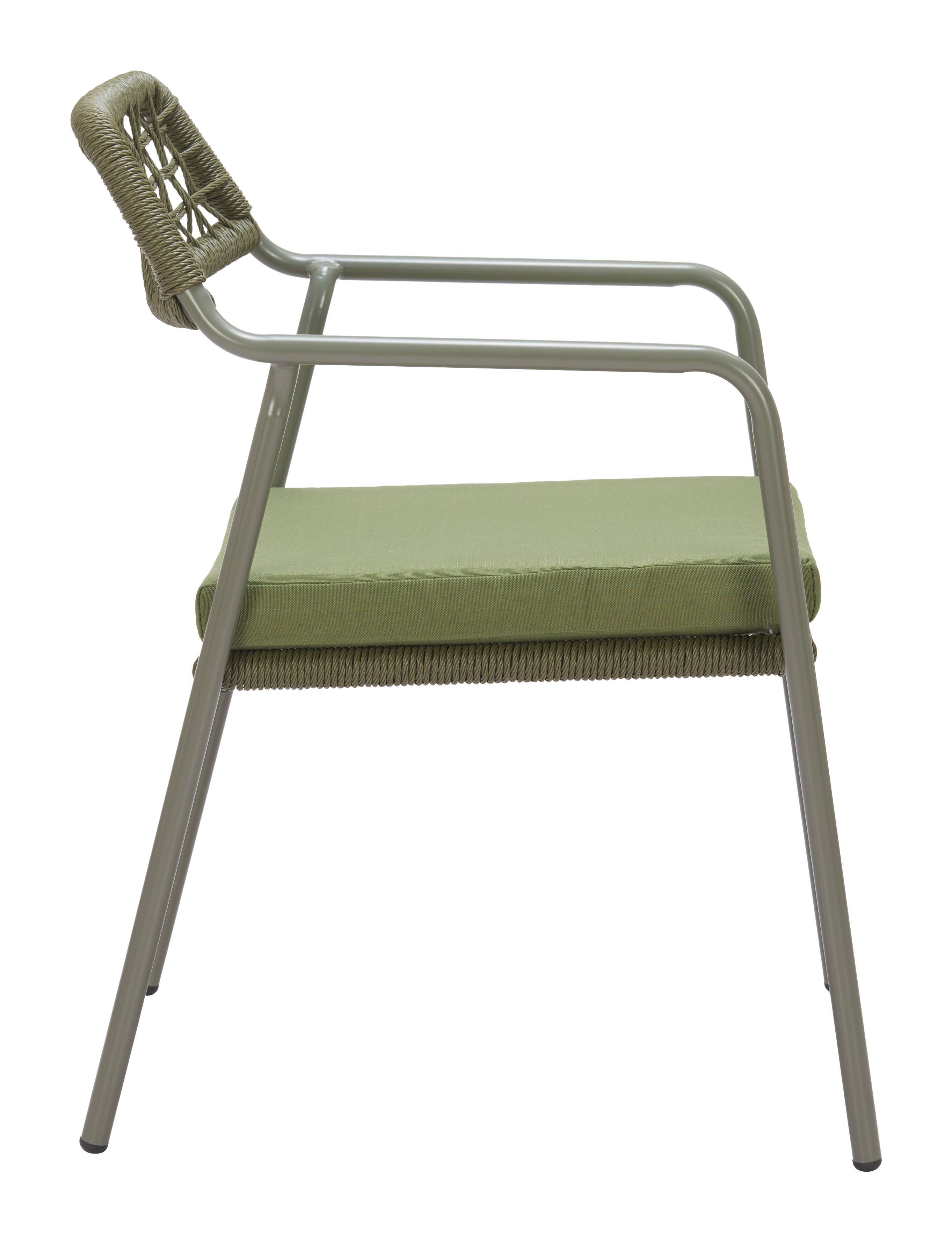 Back. Hivvago - Rio Dining Chair (Set of 2) Green - Green.