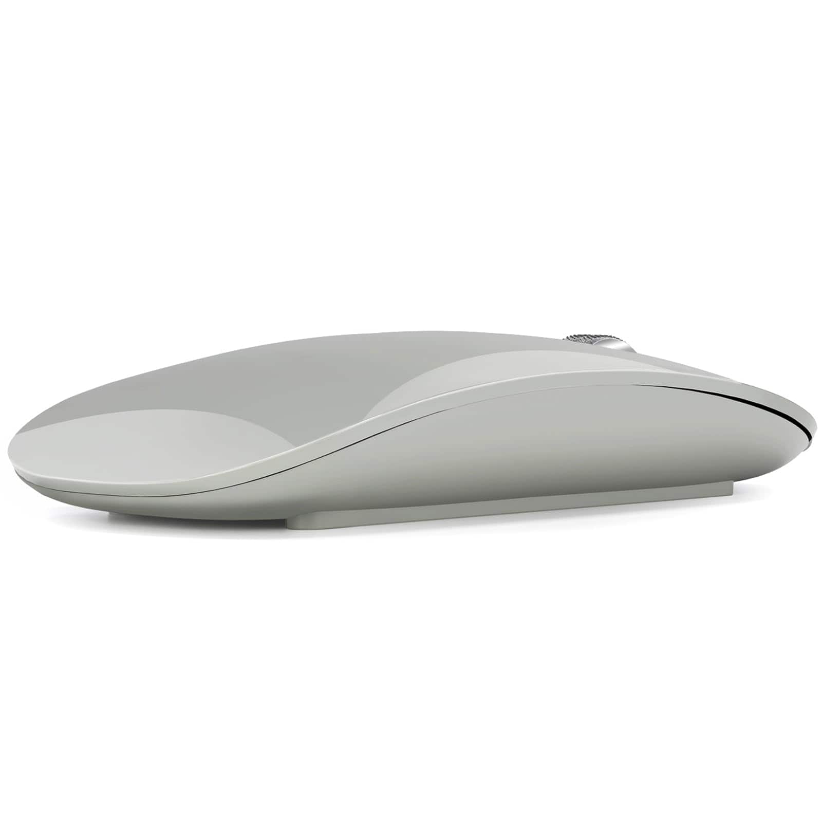 Cedar Assembly - M18 Mouse Rechargeable Wireless Triple Mode Computer Silent Mice Portable With Receiver And Type Adapter - Wireless - Gray