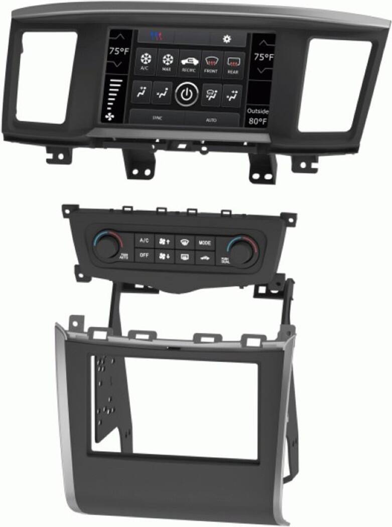 The text on the image reads: "75F AC MAR NECRC FRONT REAR 75F IN AUTO Outside 80F A/C + MODE ARTS OFF 4 D." This text is likely related to the car's temperature and air conditioning settings. It could be a description of the car's interior temperature, the outside temperature, and the air conditioning system's settings. The text might also indicate that the car is in "auto" mode, which means the car's temperature and air conditioning system will adjust automatically based on the outside temperature and the driver's preferences.