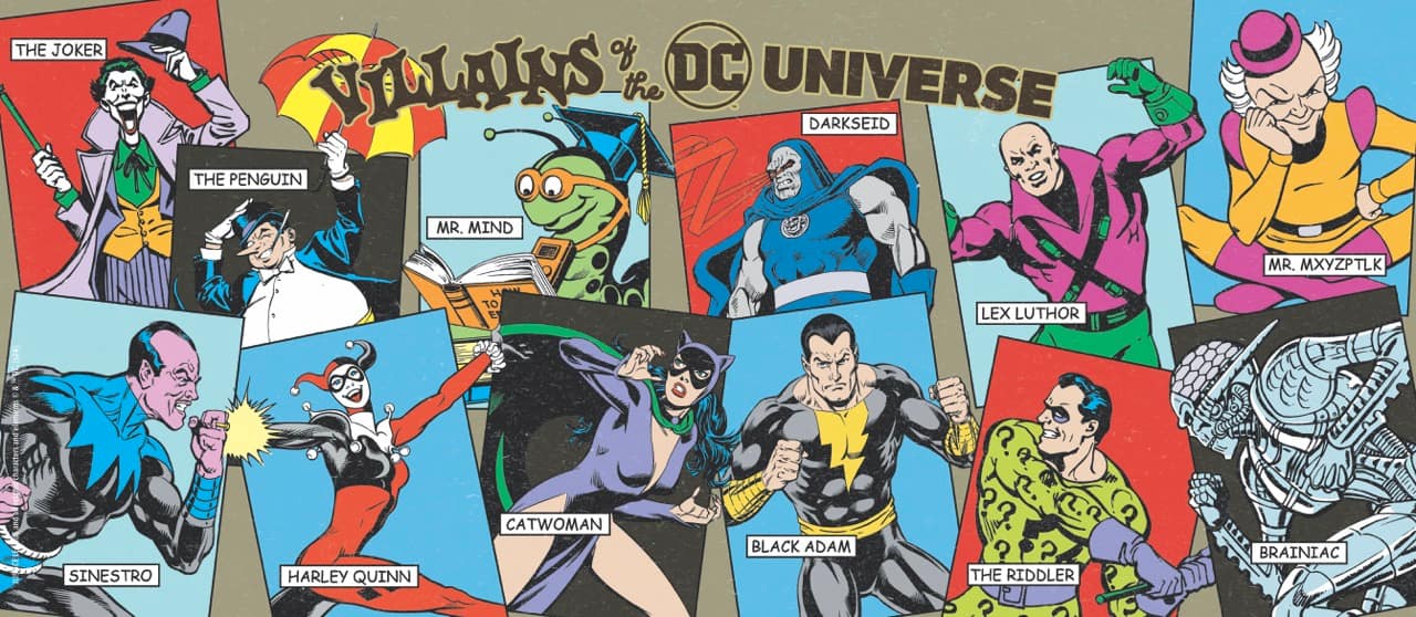 Trend Setters - FilmPix™ Light Display + Justice League (90th Villains) FilmPix™ Photo Insert Bundle - Multicolor