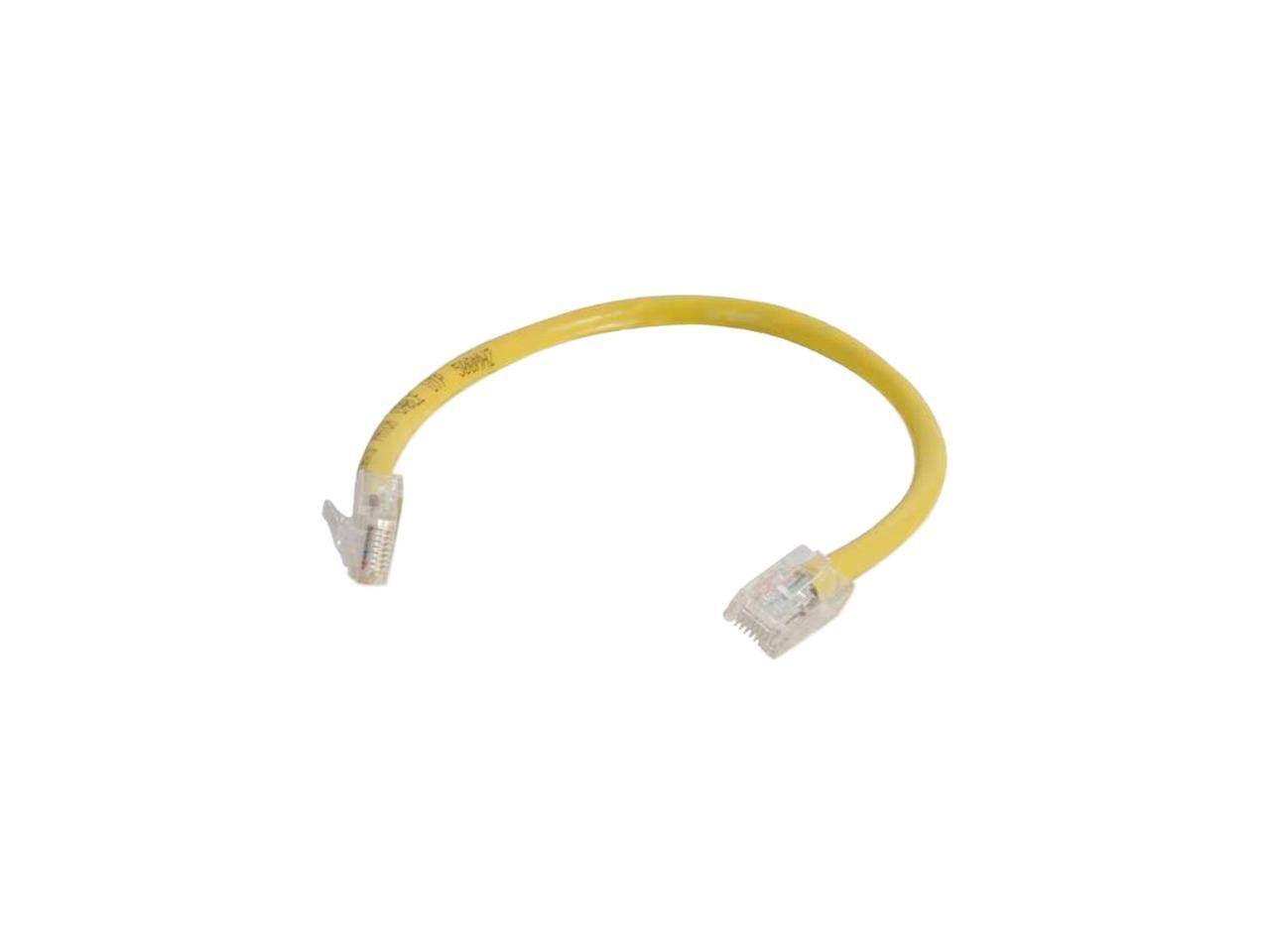 Front. Cables to Go - C2G 04174 Cat6 Cable - Non-Booted Unshielded Ethernet Network Patch Cable, Yellow (6 Feet, 1.82 Meters).
