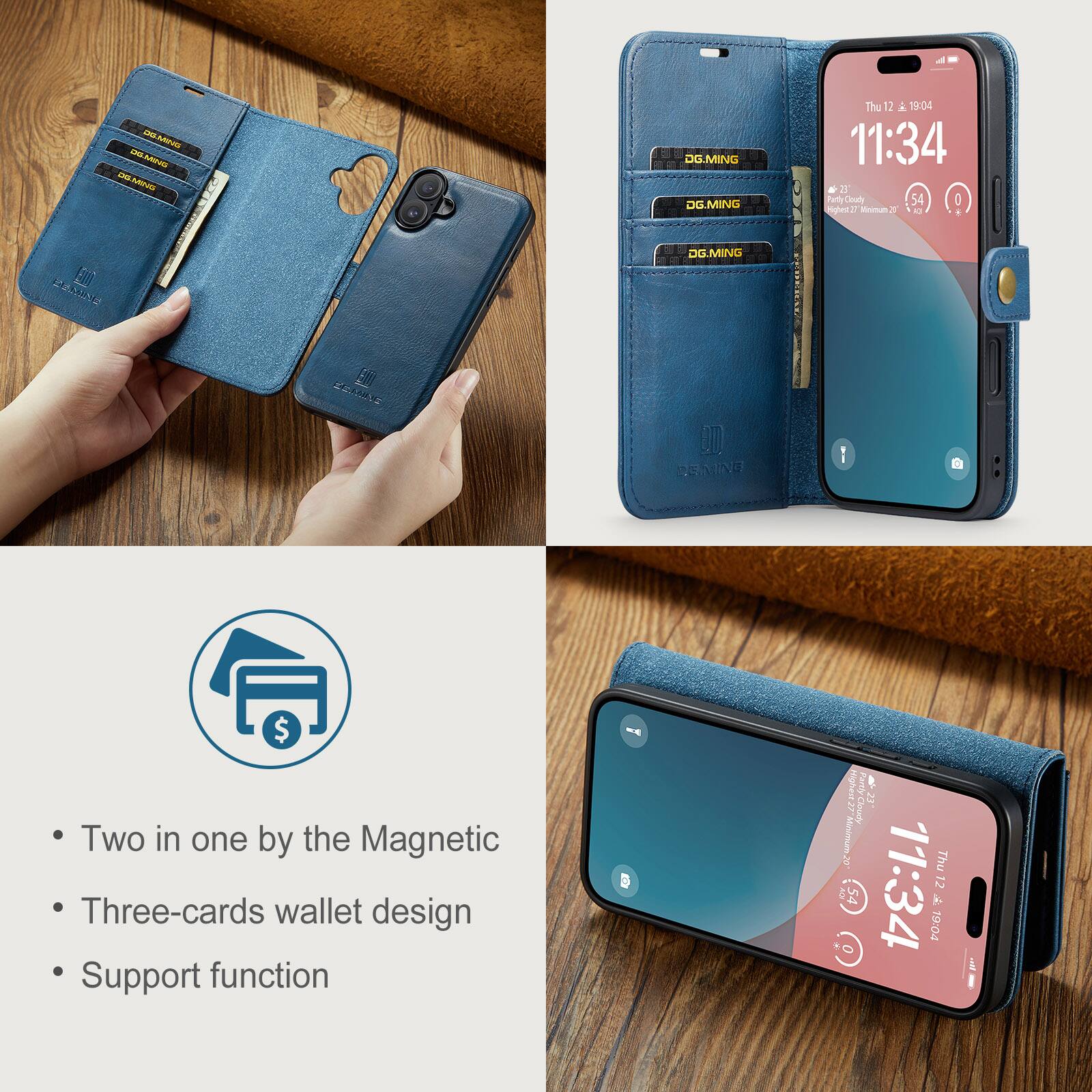 SN MA LO NENE - -or PEAPNE DO.MING DG.MING DG.MING DG P00ERSE  
Thu 12 A 19:04 11:34 1 hartly Couth 54 0 Rghed T Rninun D N - 22 ED. BENINO I $  
Two in one by the Magnetic Three-cards wallet design Support function  
Mighest 27 Farily 23 Chisaily Mdinimum  
Thu 11:34 12 5 54 k. 19:04 &