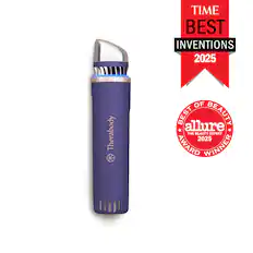 Front. Therabody - Therabody - TheraFace Depuffing Wand - Cold & Heat Facial Treatments - Indigo - Indigo.