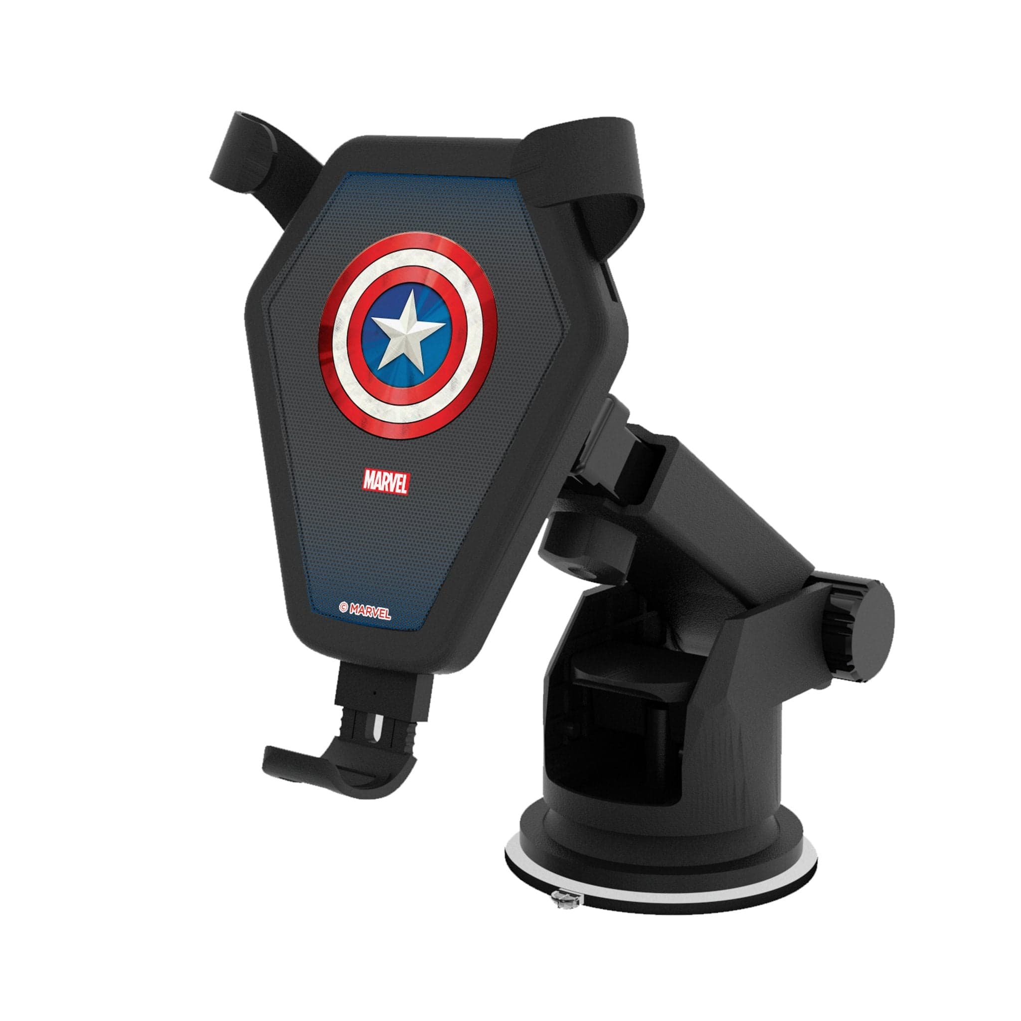 Keyscaper - Marvel Grid Wireless Car Charger - Captain America
