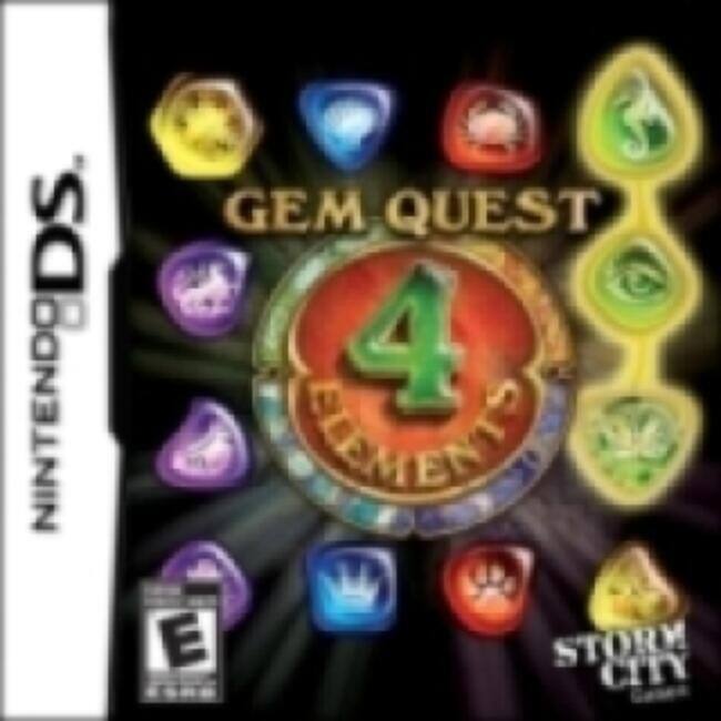 NINTENDO DS  
GEM QUEST 4  
ELEMENTS  
STORM CITY