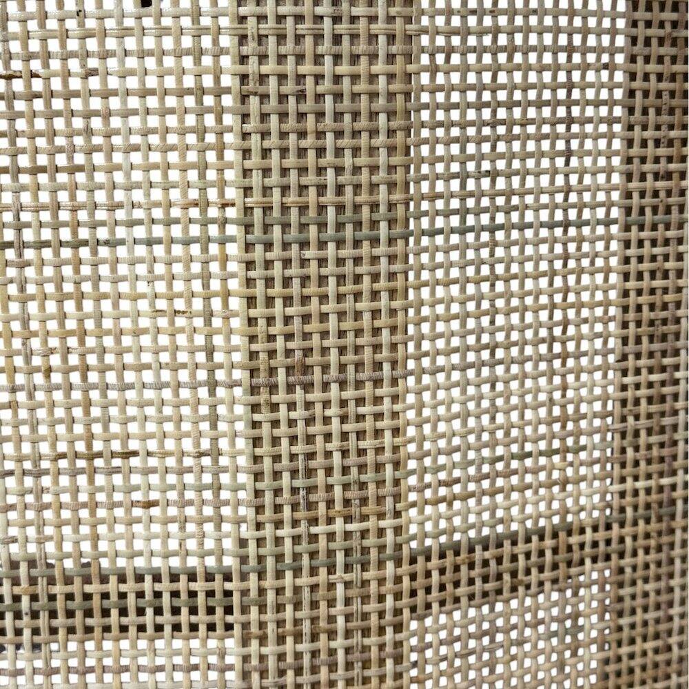 Alt View 2. Carolina Chair & Table - Marlowe 30" Cane Base & Shelf Drum Coffee Table - Blonde Acacia - Beige.