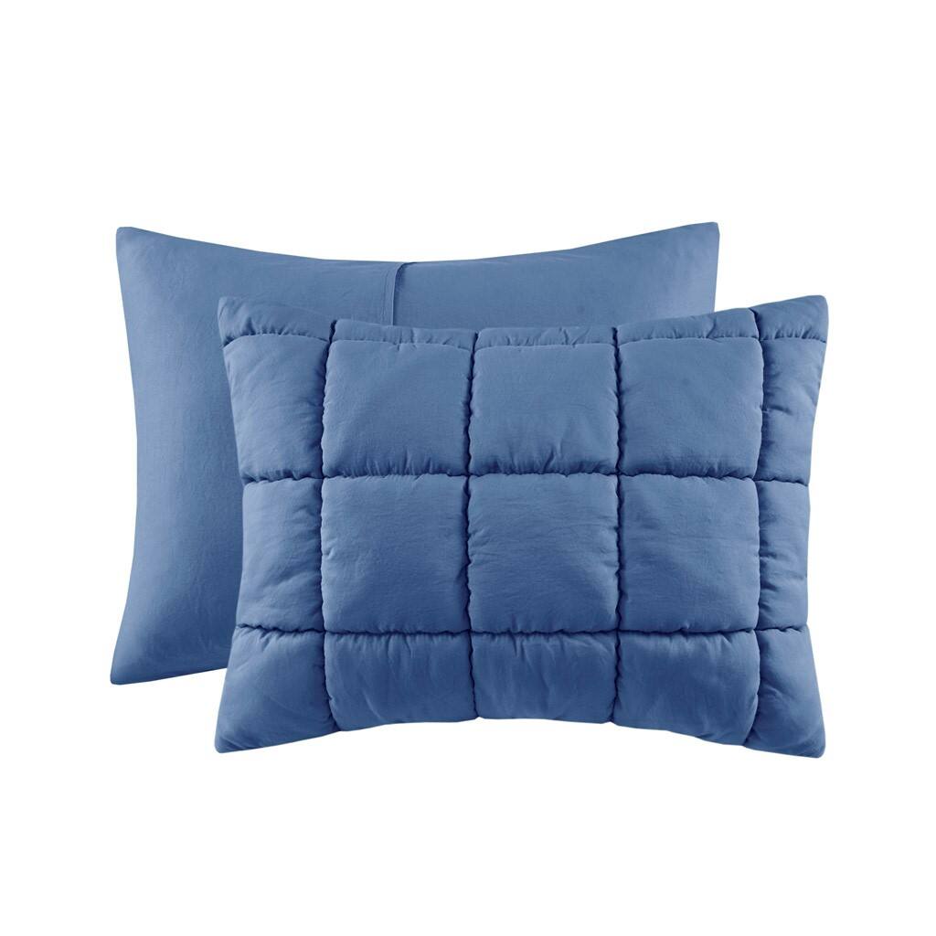 Alt View 2. Gracie Mills - Gracie Mills 3-PC Wonderland Comforter Mini Set - Navy.