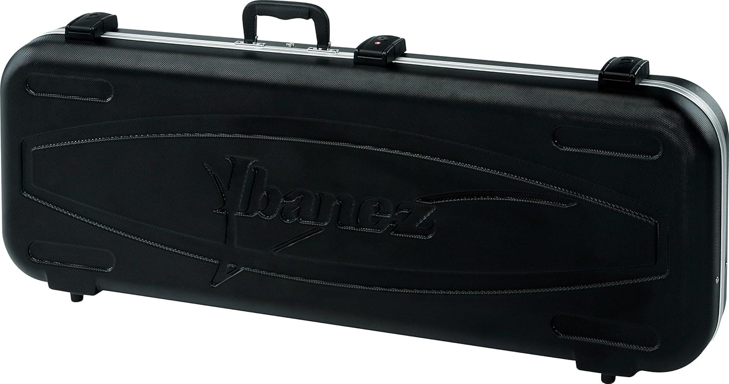 Front. Ibanez - Ibanez M300C Hardshell ABS Case for Electric Guitar to Protect from Dust - Black.