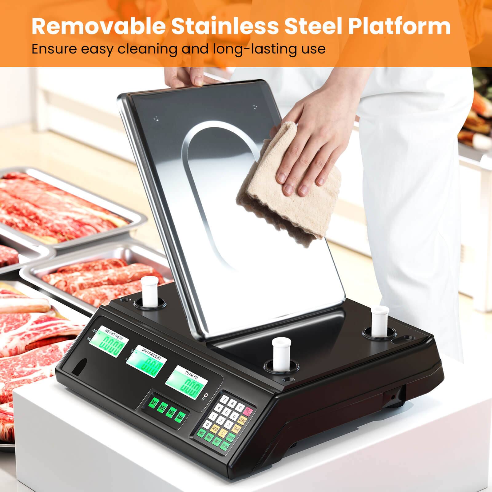Removable Stainless Steel Platform  
Ensure easy cleaning and long-lasting use