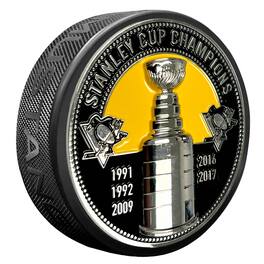 Mustang Drinkware - Pittsburgh Penguins Stanley Cup Medallion Puck - Multicolor