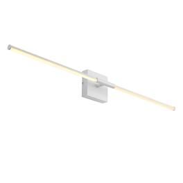 Jonathan Y - McKenna 32" Modern Minimalist Dimmable Integrated LED Metal Wall Sconce - White