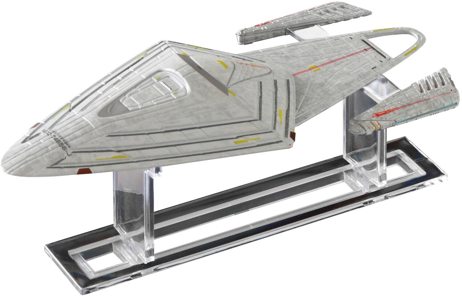 Alt View 1. PopMarket - Star Trek: Voyager - Starship Library Vol. 7 - U.S.S. Voyager NCC-74656-J Die-Cast Ship & Book Set   - COLLECTIBLES - Multicolor.