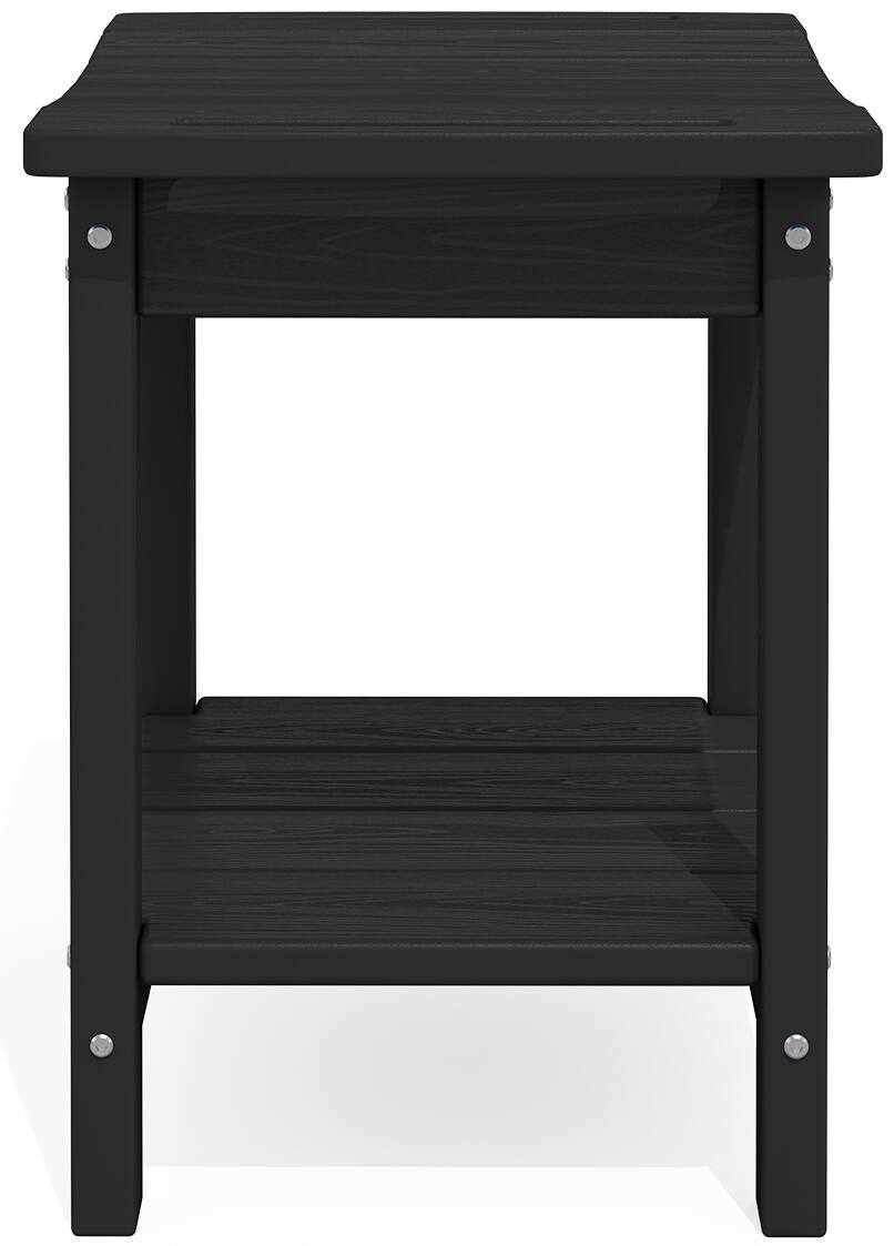 Left. SERWALL - SERWALL 18" Shower Bench, Waterproof Shower Stool for Inside Shower, 360 lbs Capacity- Black - Black.