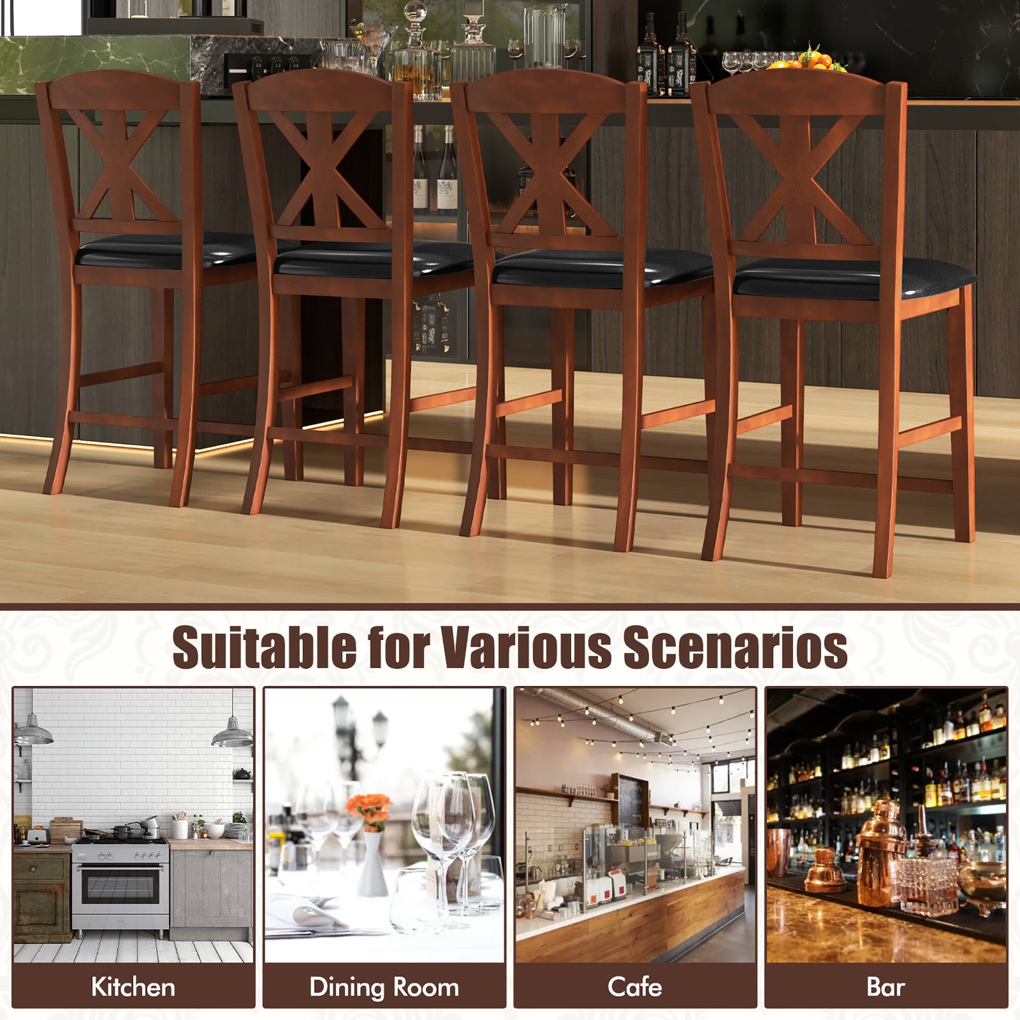 Suitable for Various Scenarios

Kitchen
Dining Room
Cafe
Bar