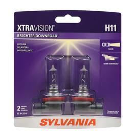 Sylvania - H11 XtraVision - High Performance Halogen Headlight Bulb, High Beam, Low Beam and Fog Replacement Bulb (Contains 2