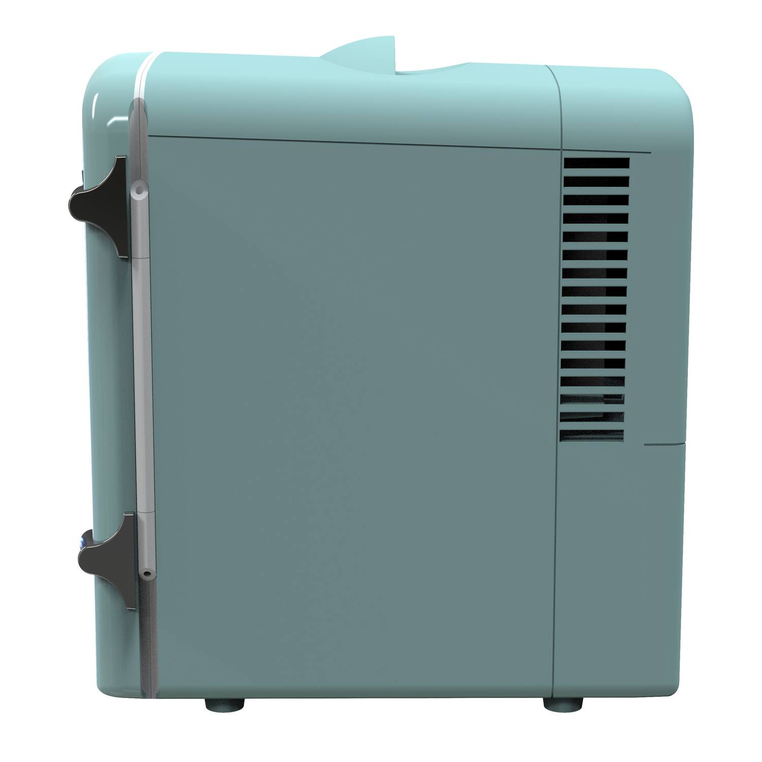 Alt View 2. ARCTIC CHEF - 0.5 Cu Ft Retro Personal Mini Fridge Cooler - Blue.