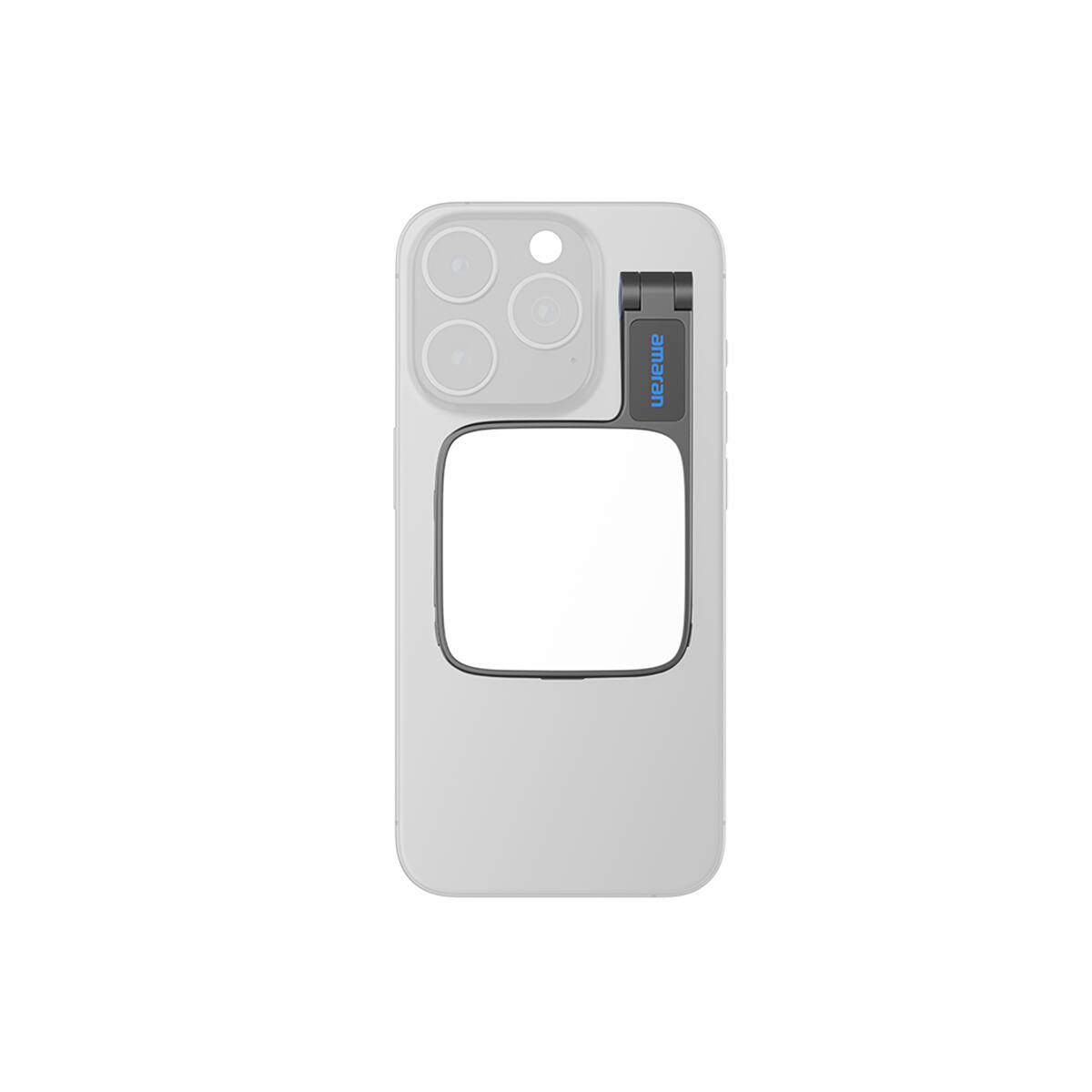 Alt View 1. Amaran - amaran Go Bi-Color Ultra Compact Mini Phone Light, Charcoal.