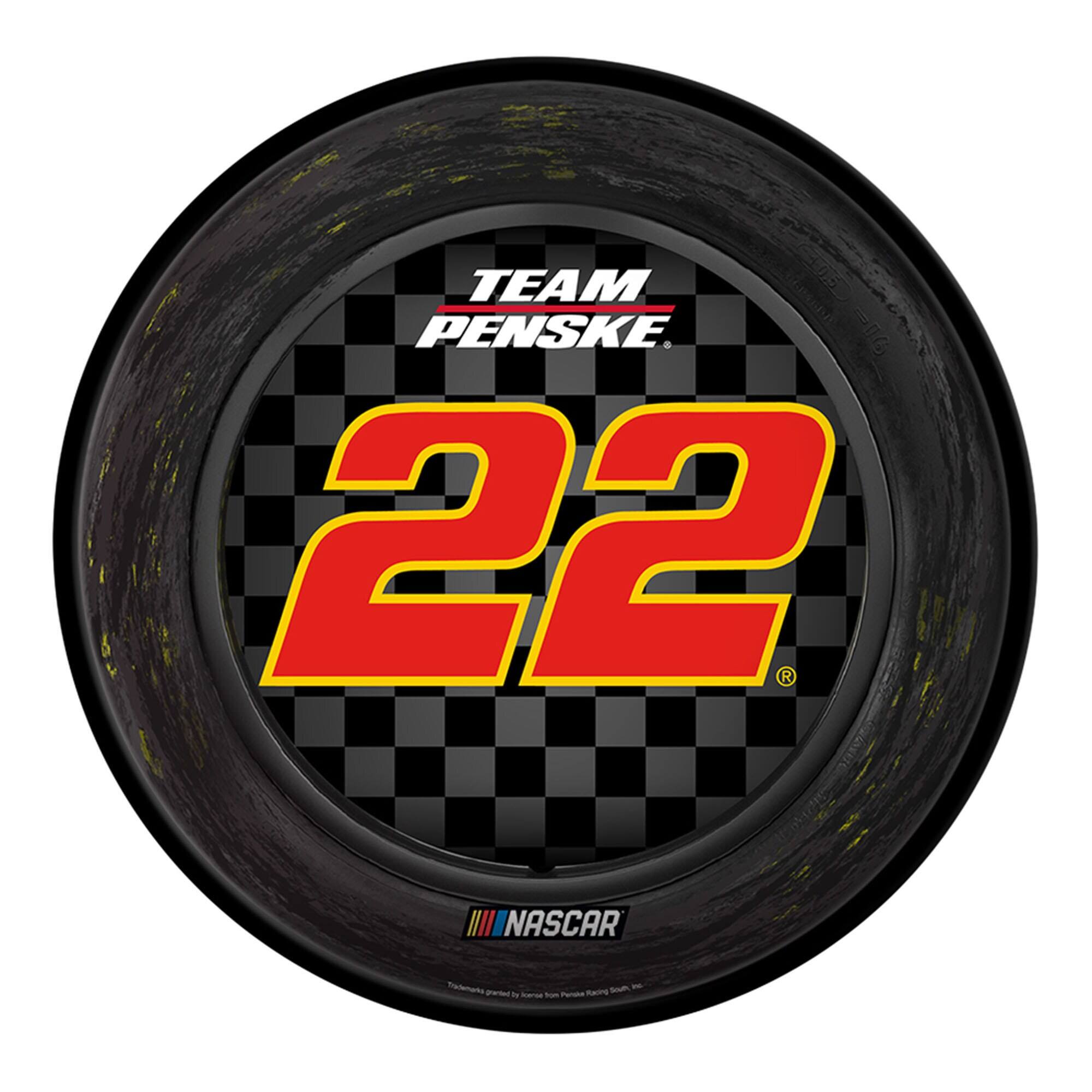 Joey Logano 17.5" Modern Disc Wall Sign