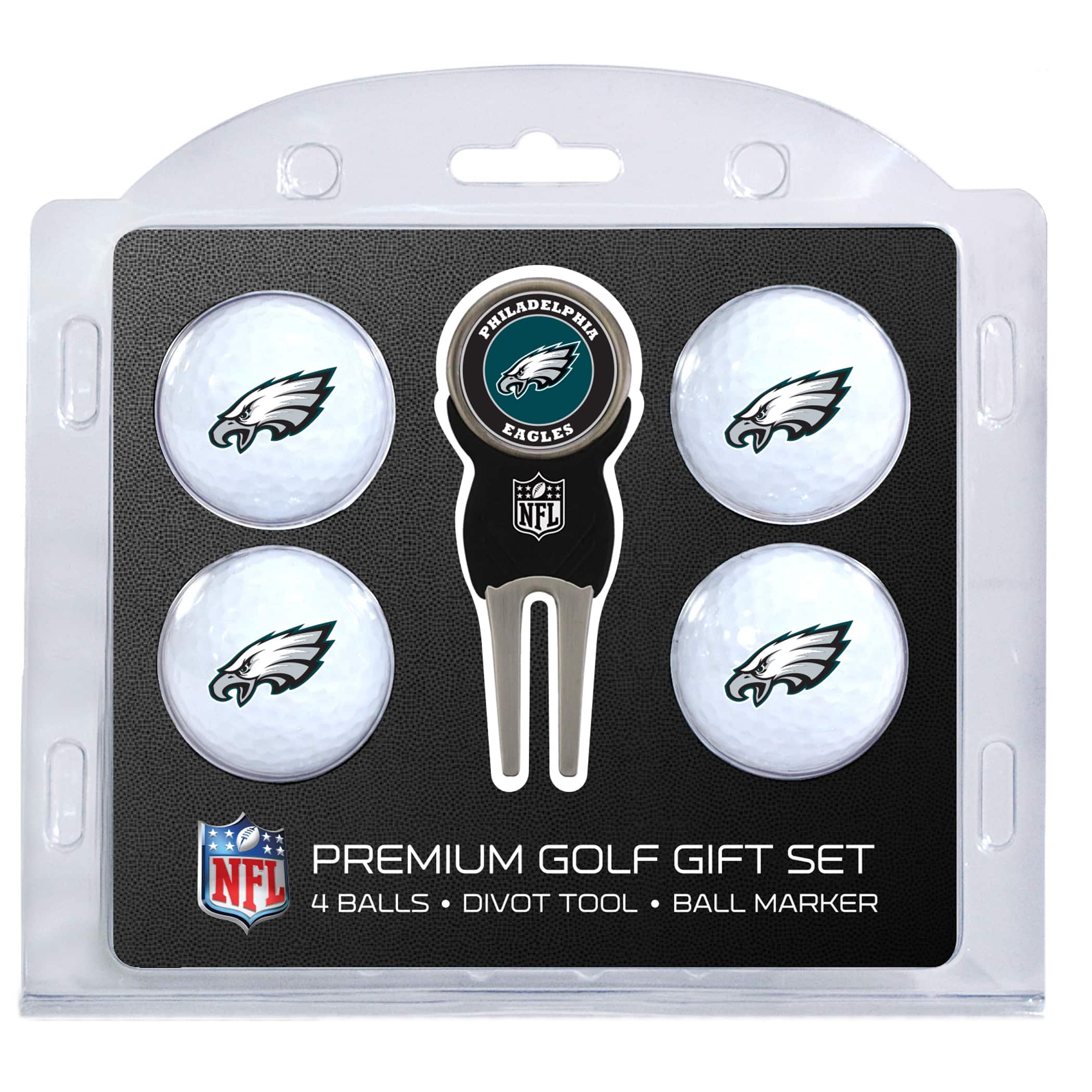 Team Golf - Philadelphia Eagles 4-Ball Gift Set - Multicolor