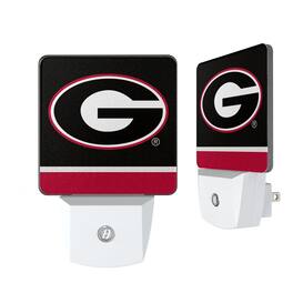 Keyscaper - Georgia Bulldogs Stripe Design Nightlight 2-Pack - Multicolor