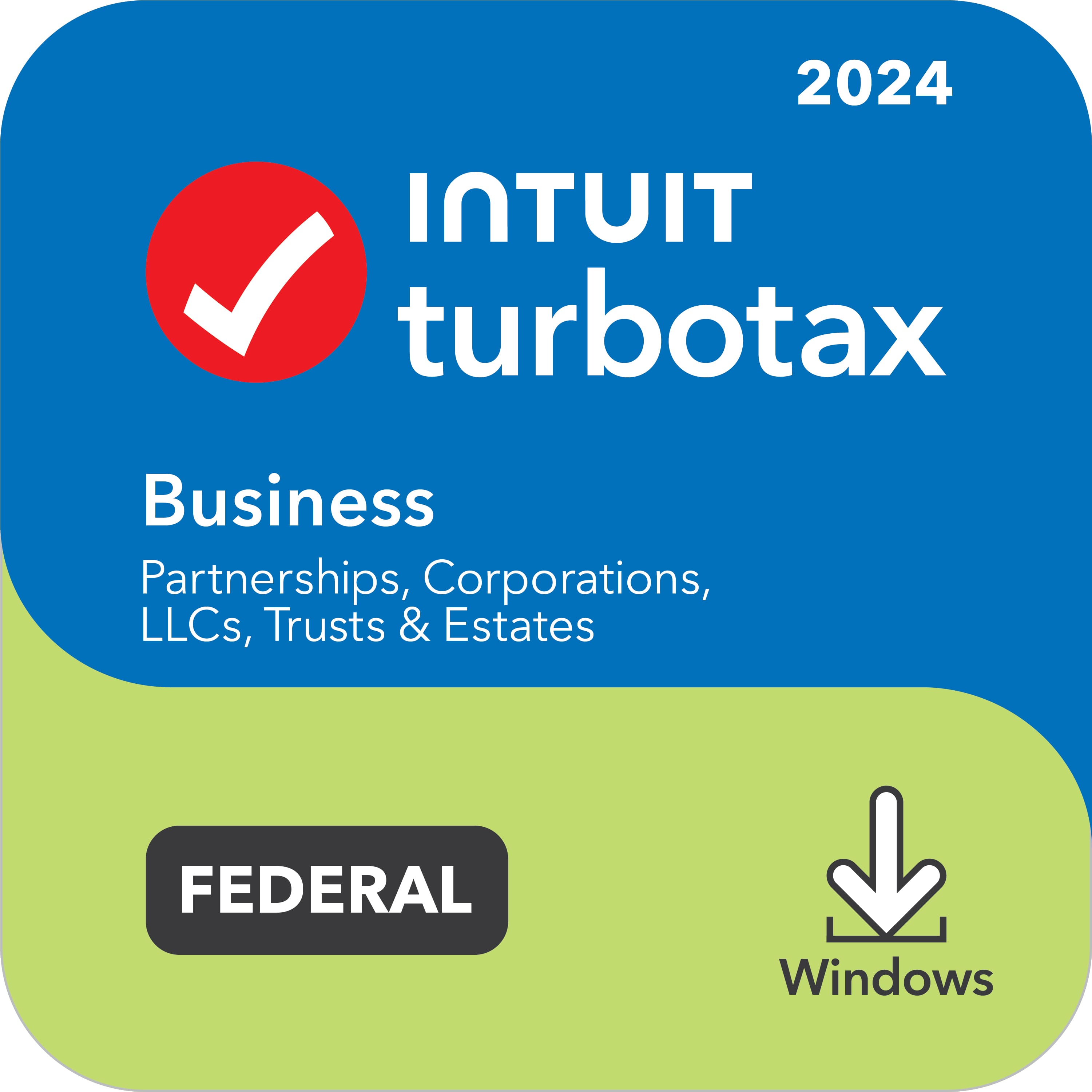 2024 Intuit Turbotax Business Partnerships, Corporations, LLCs, Trusts & Estates FEDERAL Windows