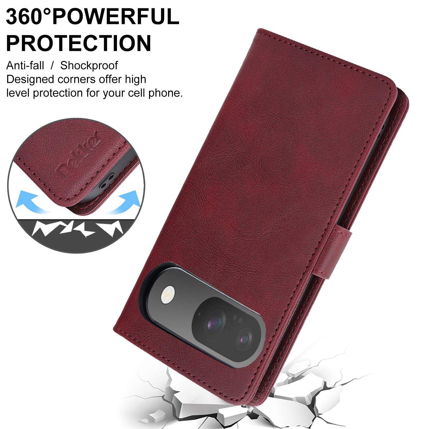 360° POWERFUL PROTECTION

Anti-fall / Shockproof  
Designed corners offer high level protection for your cell phone.