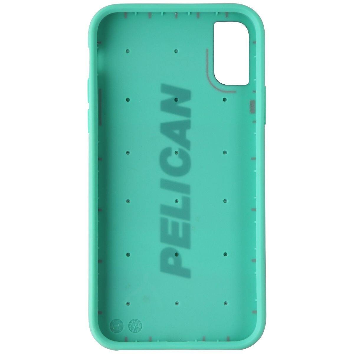 Alt View 1. Pelican - Protector Series Hard Case for Apple iPhone X/XS - Gray/Aqua.