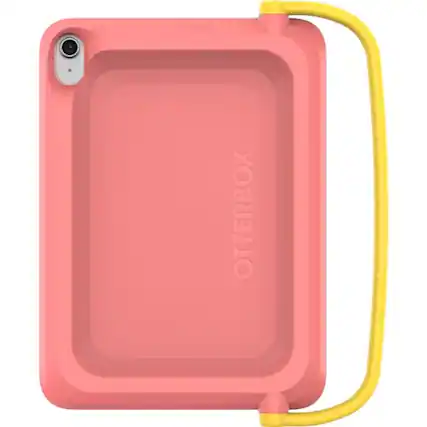 Front. OtterBox - OtterBox Made for Kids Case for iPad 10th Gen - Watermelon Seeds (Pink), Durable, Easy Grip ridges, Easy to Clean - Pink.