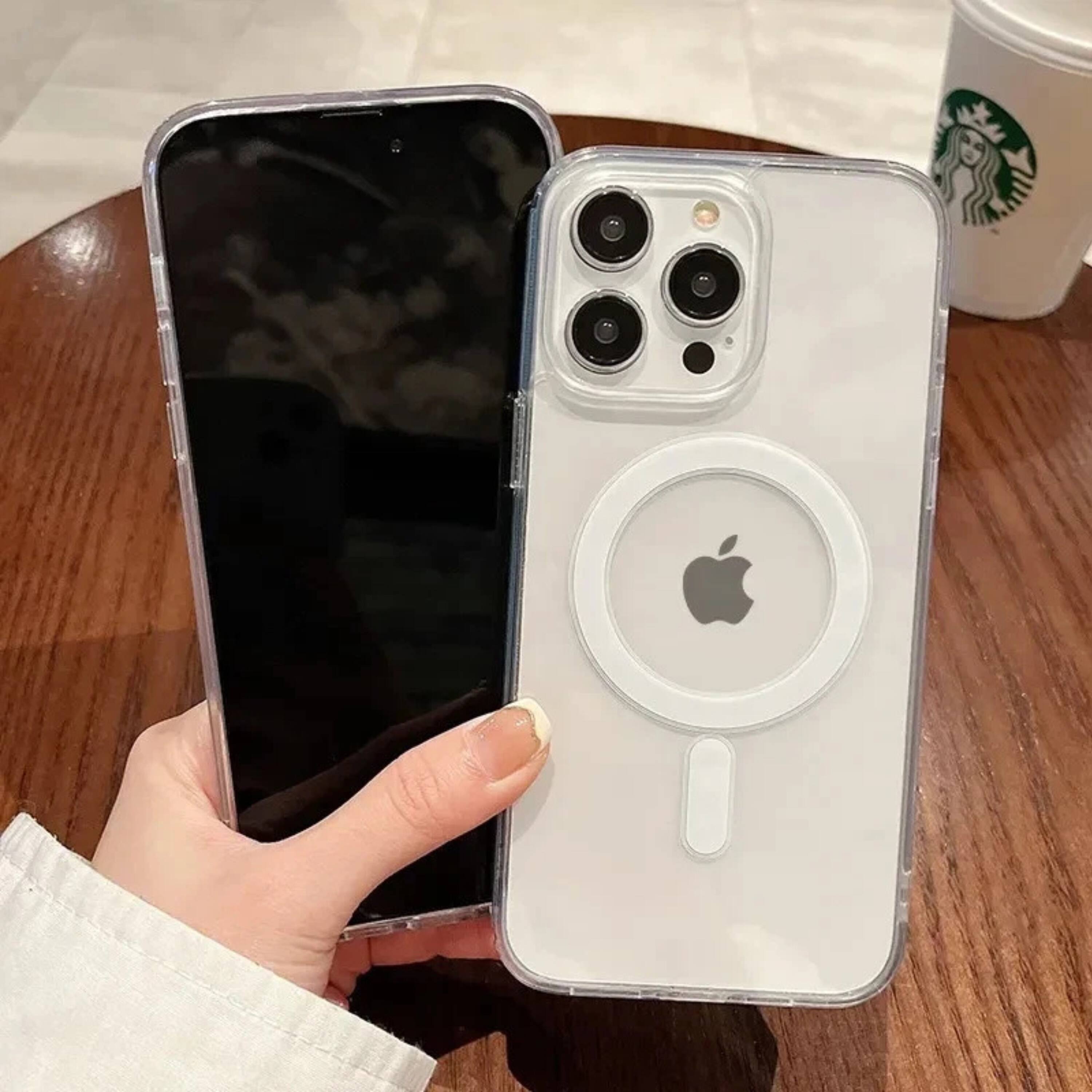 Angle. Kitcheniva - Magnetic Ring Holder Shockproof Armor Case With Tempered Glass For iPhone 12 Pro Max Silver - Silver.