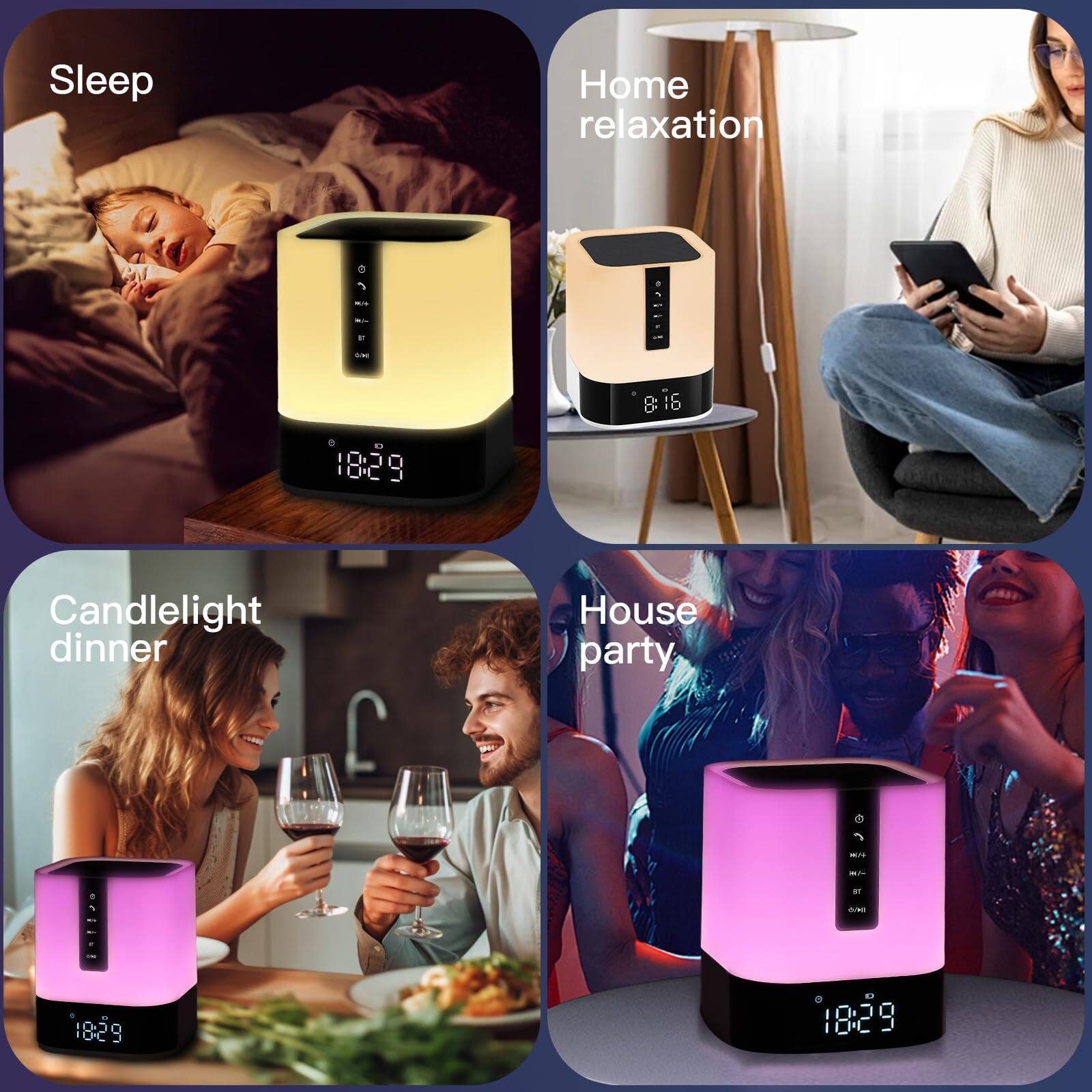 Sleep  
Home relaxation  
Candlelight dinner  
House party