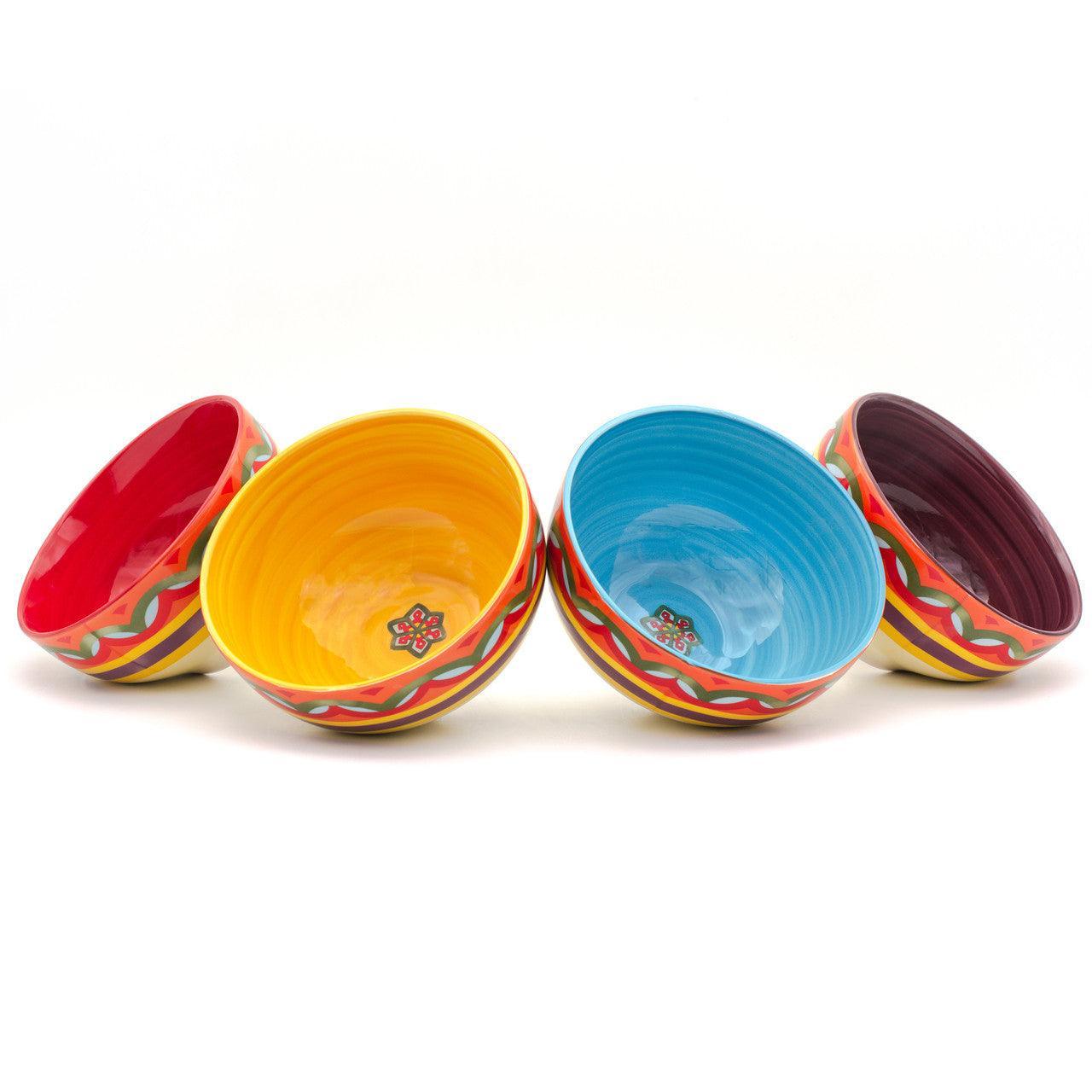 Back. Euro Ceramica Home - Galicia 16 Piece Stoneware Dinnerware Set, Service for 4 - Multicolor.