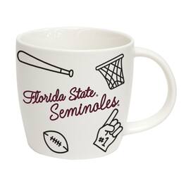 Logo Brands - Florida State Seminoles 18oz. Playmaker Mug - Multicolor