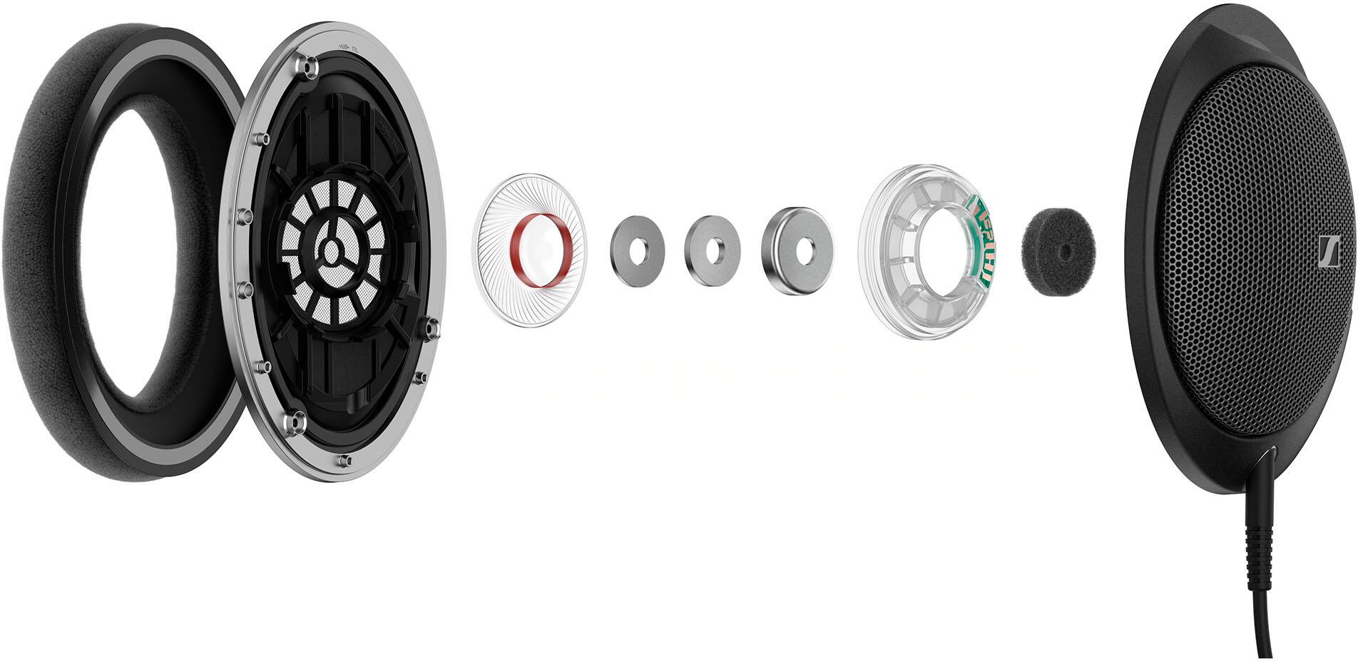 Back. Sennheiser - Sennheiser HD 550 Over-Ear Open-Back Wired Headphones - Black.