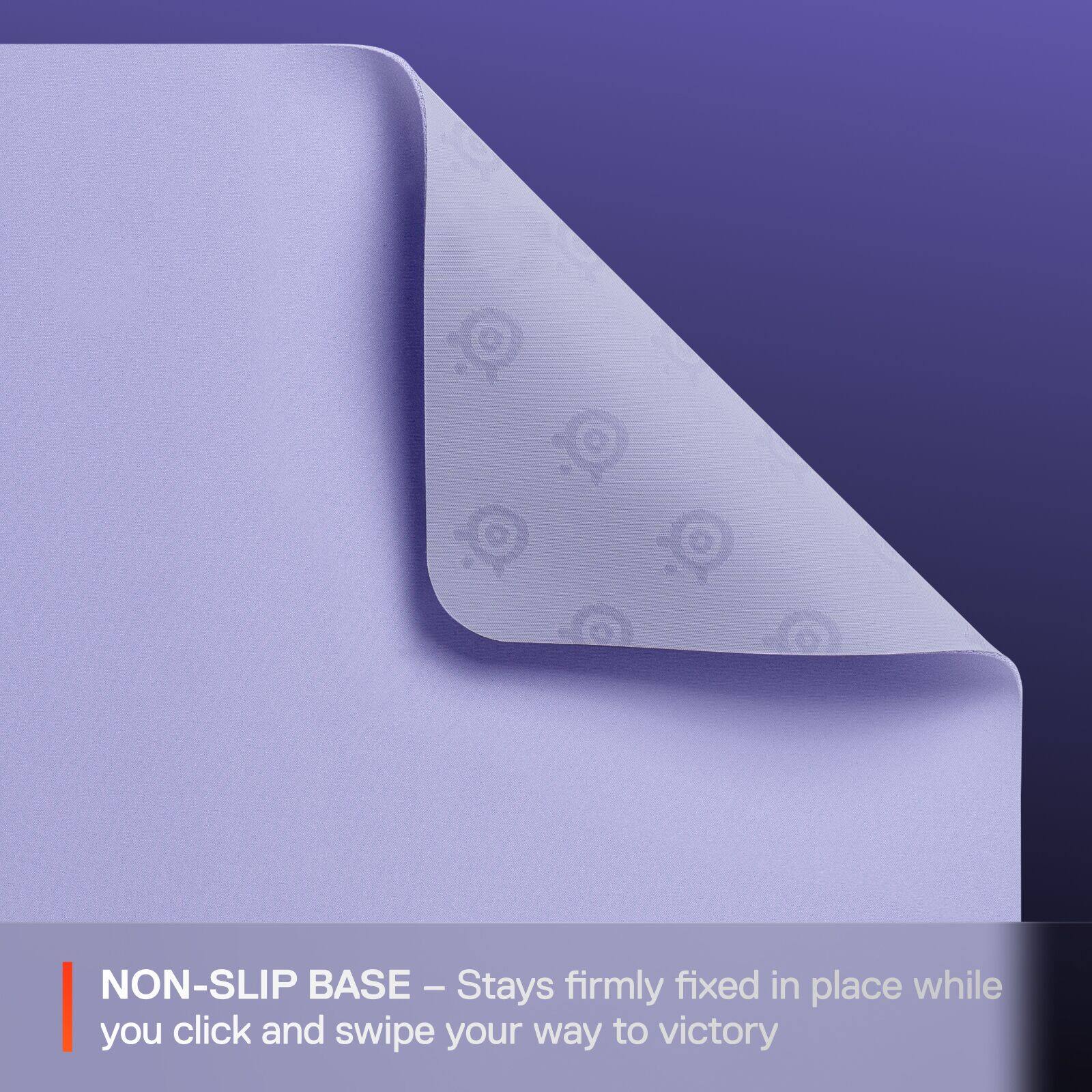 NON-SLIP BASE - Stays firmly fixed in place while you click and swipe your way to victory